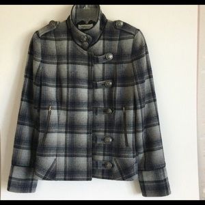 🔥 Anthropologie WHITLEY KROS  Wool Plaid Jacket